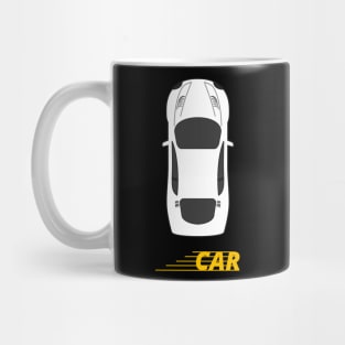 Mel2D - Press Shop T-Shirt Car White Letters Golden Mug